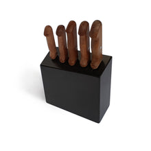 Load image into Gallery viewer, Curel 6-Pc Knife Block Set - Bubinga Wood Handle