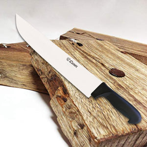 Curel 9-5/8" Butcher Knife - Black PP Handle