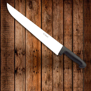 Curel 13-3/4" Butcher Knife - Black PP Handle