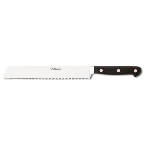 Curel 8" Serrated Bread Knife - Forged Blade - POM Handle