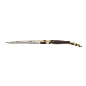 Laguiole 4" Pocket Folding Knife - Snakewood Handle