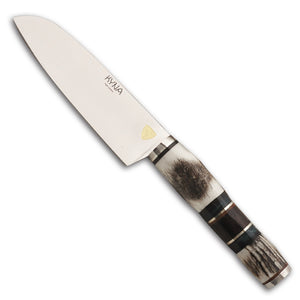 KYNA 5-1/2" Medium Santoku Knife - Deer Stag Horn Handle