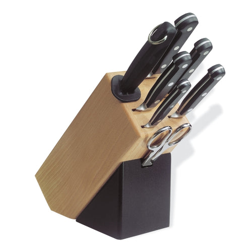 M&G 8-Pc French Knife Block Set - Forged Stainless Steel