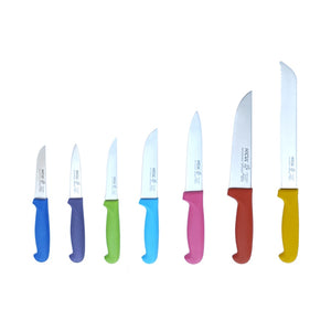 Nicul Activa 8-Pc Knife Set - Plastic Block - Color PP Handle