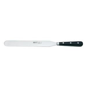 Nicul Pro 10-1/4" Rounded Stainless Steel Spatula - POM Handle