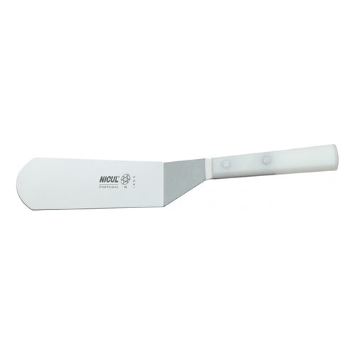 Nicul Rounded Stainless Steel Spatula - Sizes 4-1/4