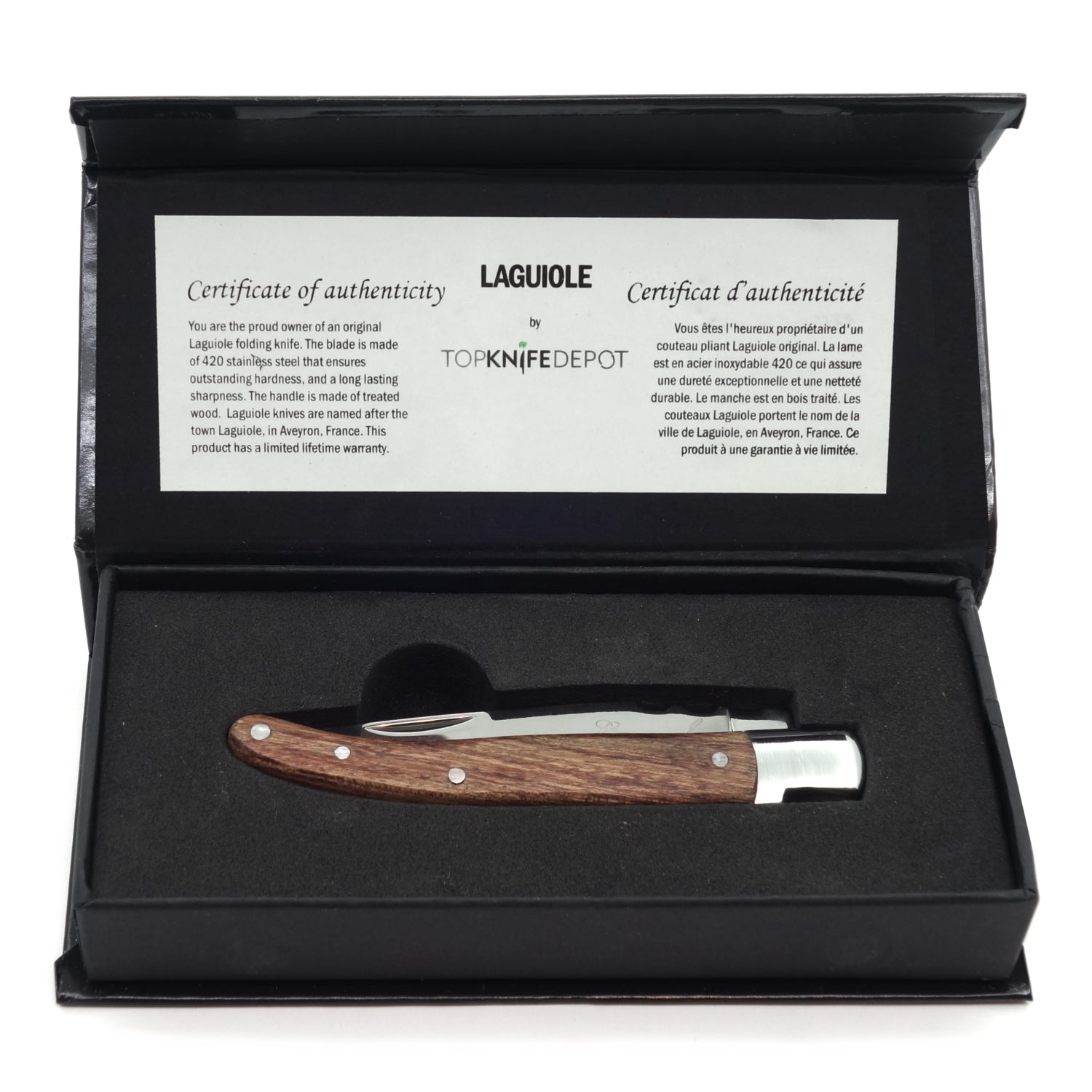 Laguiole Folder Kit with Wood Handles — WoodWorld of Texas